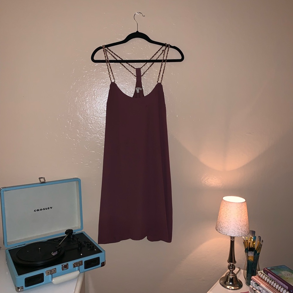 Purple loose dress
